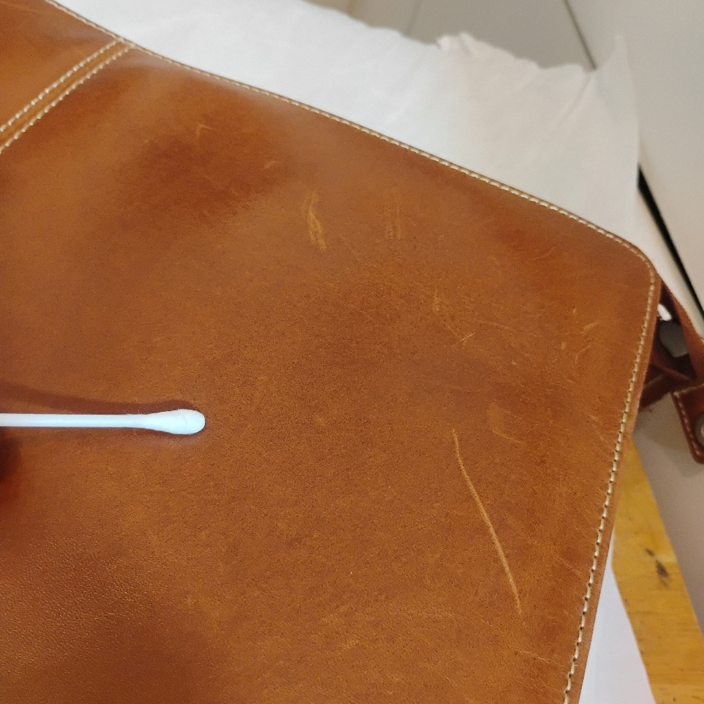 Fossil Courier Case Brown Portfolio Pouch Clutch Briefcase Storage Leather Displ - Picture 10 of 16